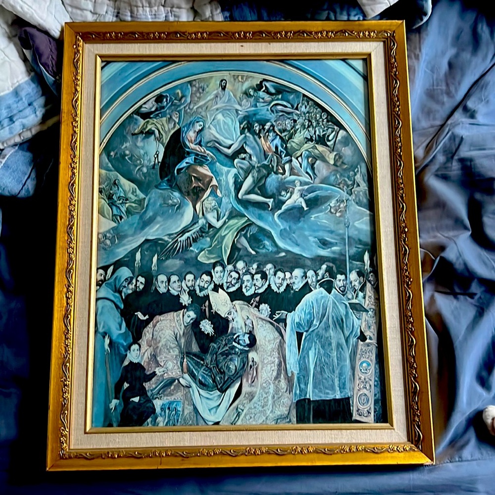 Reproduction El Greco painting “The Burial of The Count of Orgaz”